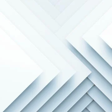 Square paper layers. 3d illustration Stock Illustration