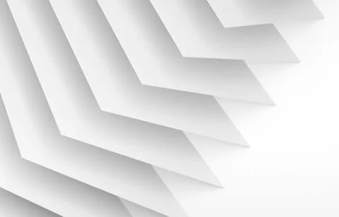 Square paper sheets. 3d render Stock Illustration