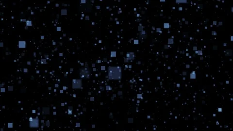 Square particles in cyberspace. Abstract background. Stock Footage 111501127