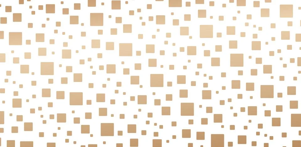 Square pattern abstract gold colors Stock Illustration