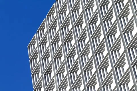 Square pattern architecture Stock Photos