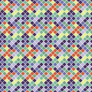 Square pattern background - abstract geometrical vector graphic design Stock Illustration