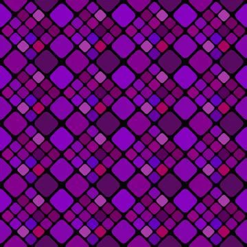 Square pattern background - geometrical abstract purple vector design Illustrazione stock