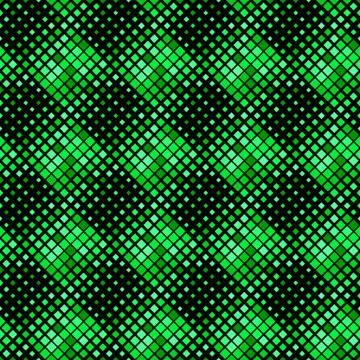 Square pattern background - green abstract vector design Stock Illustration