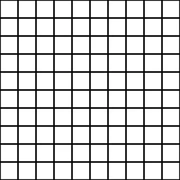 Square pattern, black and white crossing lines - seamless repeatable grid 스톡 일러스트