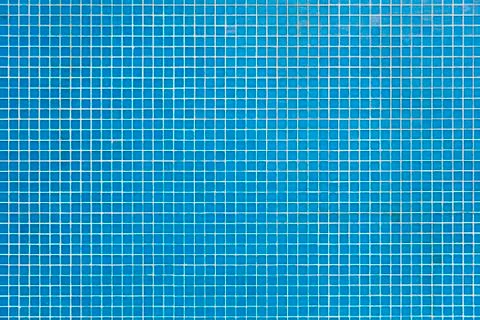 Square pattern of blue tiles Stock Photos