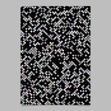 Square pattern brochure template - vector mosaic tile stationery background Иллюстрация