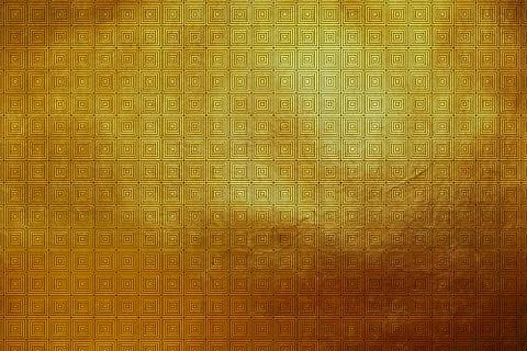 Square pattern golden texture shinning luxury abstract background Stock Illustration