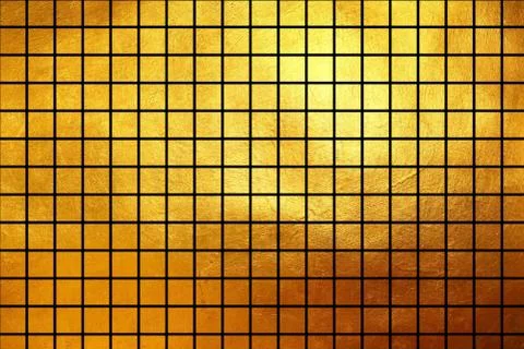 Square pattern golden texture shiny luxury gradient abstract Stock Illustration
