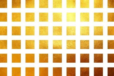 Square pattern golden texture shiny luxury abstract background Stock Illustration