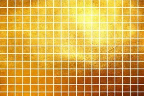 Square pattern golden texture shiny luxury gradient abstract Stock Illustration