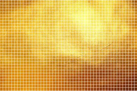 Square pattern golden texture shiny luxury gradient abstract Stock Illustration