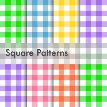 Square pattern illustration Stock Illustration