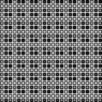 Square pattern, illustration, vector Illustrazione stock