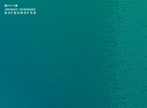 Square pattern of modern digital background in blue gradient. Illustrazione stock