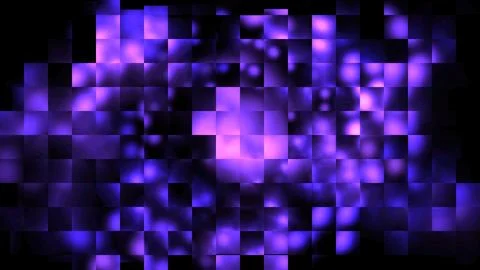Square pattern purple gradient in dark Illustrazione stock