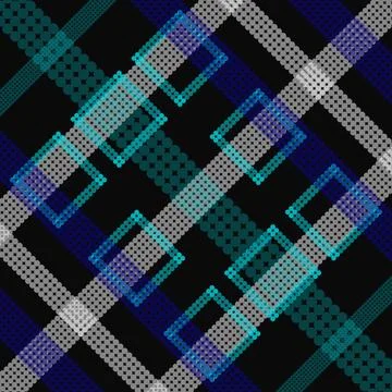 Square pattern of scottish tartan plaid background art Stock Illustration