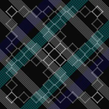 Square pattern of scottish tartan plaid background vector Stock Illustration