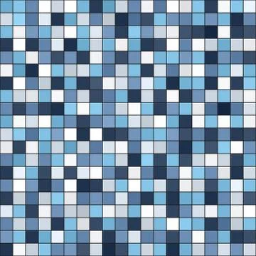 Square pattern. Seamless vector background Stock Illustration