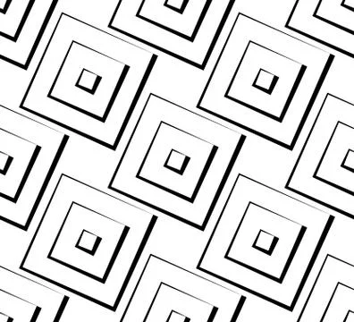 Square pattern series. Seamlessly repeatable vector illustration. Stock Illustration