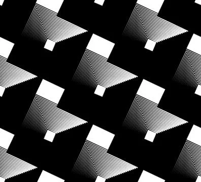 Square pattern series. Seamlessly repeatable vector illustration. 스톡 일러스트