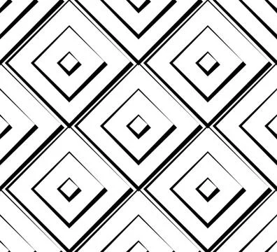 Square pattern series. Seamlessly repeatable vector illustration. 库存插图