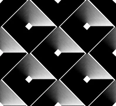 Square pattern series. Seamlessly repeatable vector illustration. Illustrazione stock