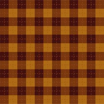 Square pattern set in brown, beige, black. Stock Illustration