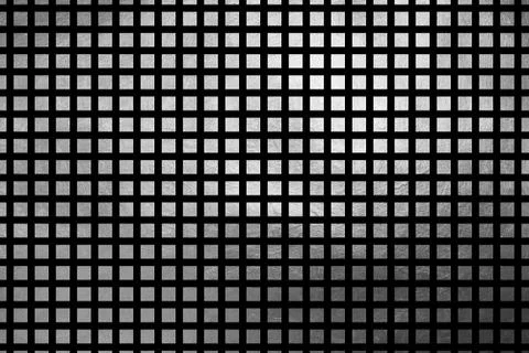 Square pattern silver texture shiny luxury creative digital abstract background Illustrazione stock