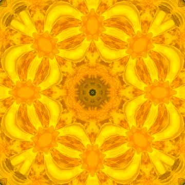 Square Pattern with some feathers and created digitally Foto stock