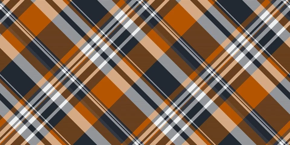 Square pattern texture check, cute tartan seamless background. Drapery fabr.. Stock Illustration