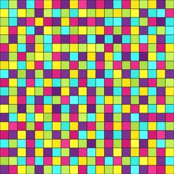 Square pattern. Vector mottled seamless background Illustrazione stock