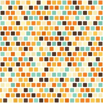 Square pattern. Vector seamless retro background イラスト素材