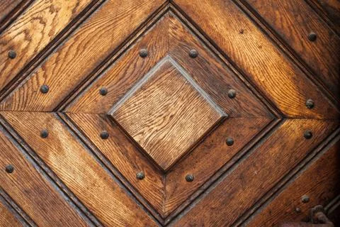 Square Pattern Vintage Door Background 스톡 사진