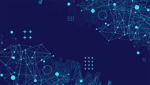 Square pattern. Wireframe background. Futuristic vector illustration. 스톡 일러스트