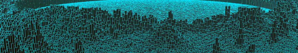 Square pattern. Wireframe landscape background. Futuristic vector illustratio Illustrazione stock