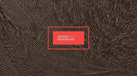 Square pattern. Wireframe landscape background. Futuristic vector illustratio Illustrazione stock