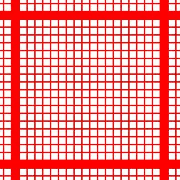 Square patterned fabric design for napkin and tablecloth. seamless background Stock Illustration