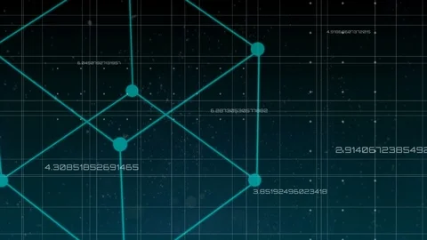 Square patterns and lightning Stock Footage 108862521