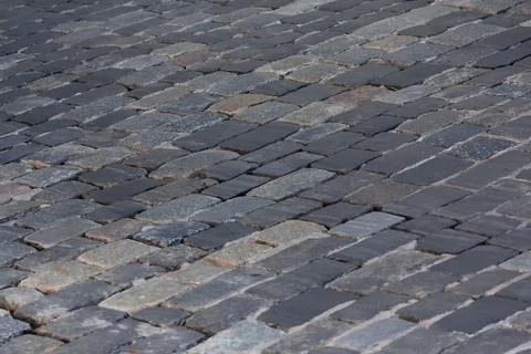 Square pavement featuring rectangular texture Foto stock