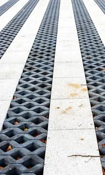 Square pavement pattern texture background Foto stock