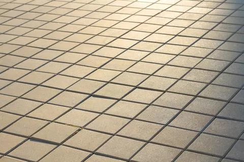 Square pavement tiles Stock Photos