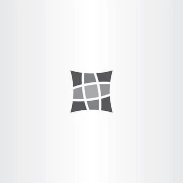 Square pillow vector icon design Stock Illustration