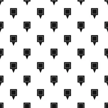 Square pin pattern seamless vector Stockillustratie