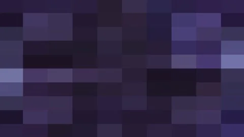 Square pixel blue screen with vibrant flash that blinks randomly. 스톡 동영상 195468638