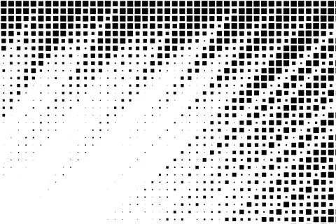 Square Pixel Halftone Gradient Abstract Texture Stock Illustration
