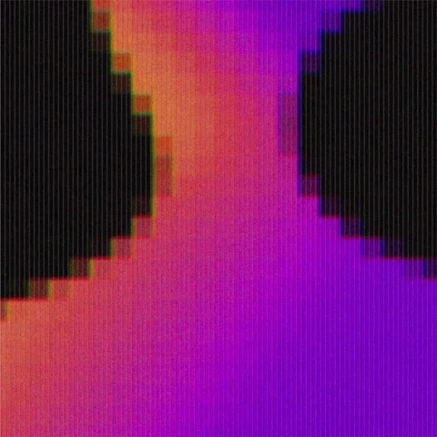 Square Pixel Shapes Seamless Loop  Abstract Glitch Art Animation Stock Footage 317678343