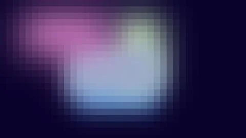 Square pixels blend together to create a subtle gradient light field Stock Illustration