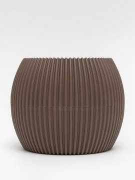Square planter pot with saucer Stock Photos