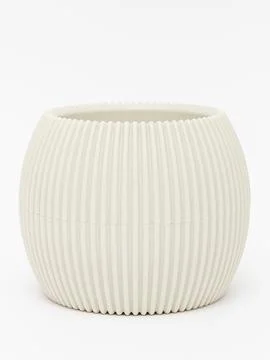 Square planter pot with saucer Stock Photos